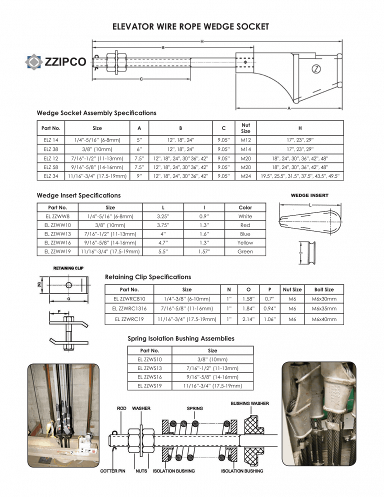 Elevator Alps Wire Rope